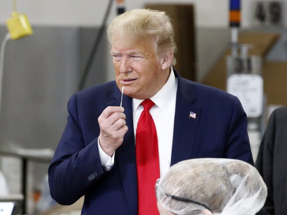 Donald Trump s'est rendu dans le Maine. © KEYSTONE/AP/Patrick Semansky