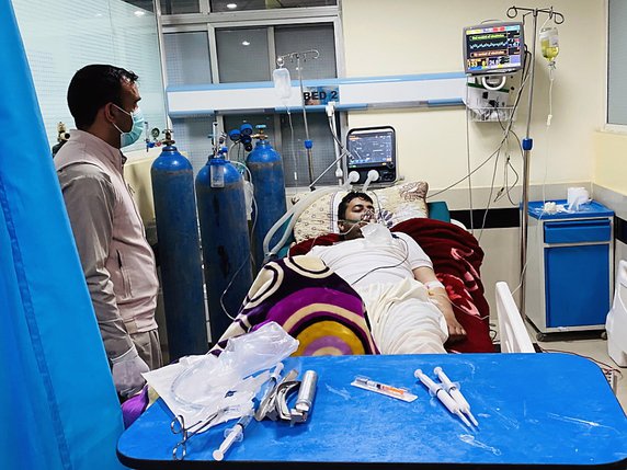 Rien qu'à Kaboul, il pourrait y avoir un million de personnes touchées par le coronavirus. © KEYSTONE/EPA/JAWAD JALALI