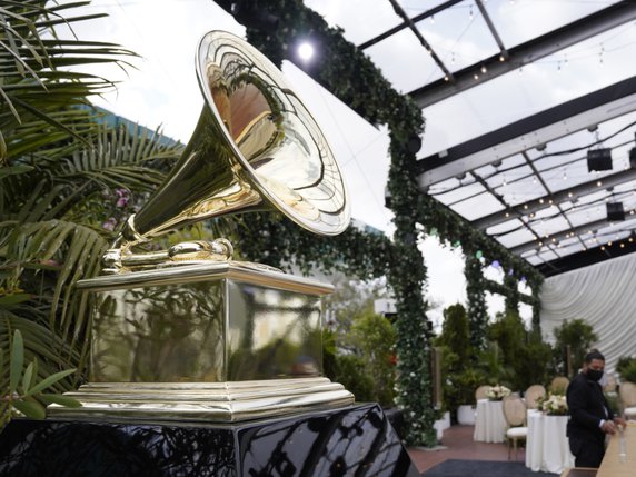 Coronavirus oblige, la cérémonie des Grammy Awards se déroule sans spectateur cette année à Los Angeles (archives). © KEYSTONE/AP/Chris Pizzello