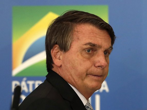 Le président brésilien Jair Bolsonaro a décidé de changer de ministre de la santé (archives). © KEYSTONE/AP/Eraldo Peres