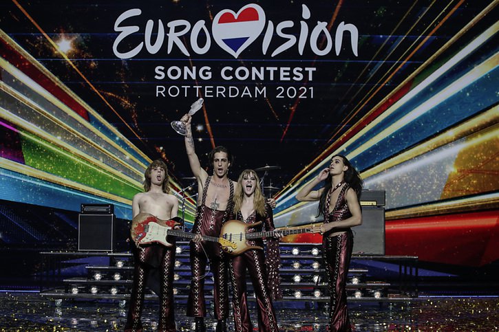 Le concours de l'Eurovision figurait parmi les rassemblements-pilotes étudiés (archives). © KEYSTONE/AP/Peter Dejong