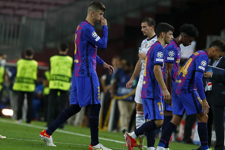Le Barça est-il devenu une équipe quelconque en Europe? © KEYSTONE/AP/Joan Monfort