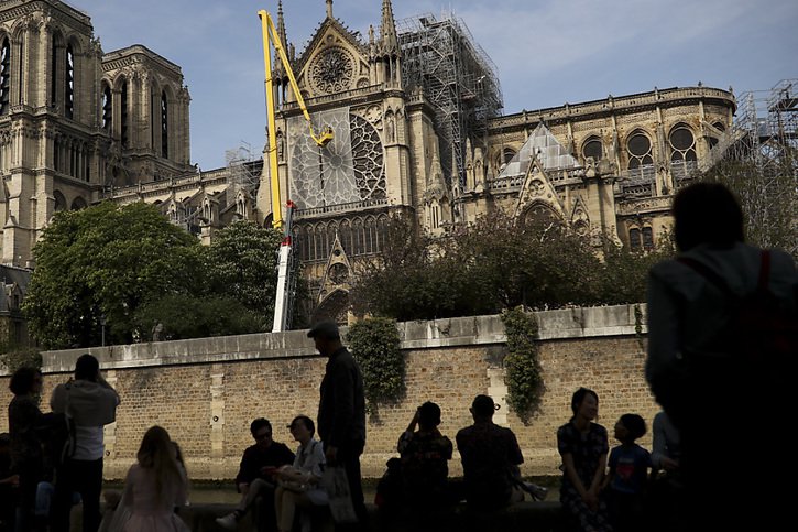 Les travaux de sécurisation de Notre-Dame de Paris sont achevés (archives). © KEYSTONE/AP/FRANCISCO SECO