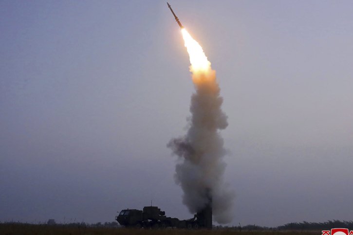 Le missile a été tiré en direction de la mer du Japon (archives). © KEYSTONE/AP