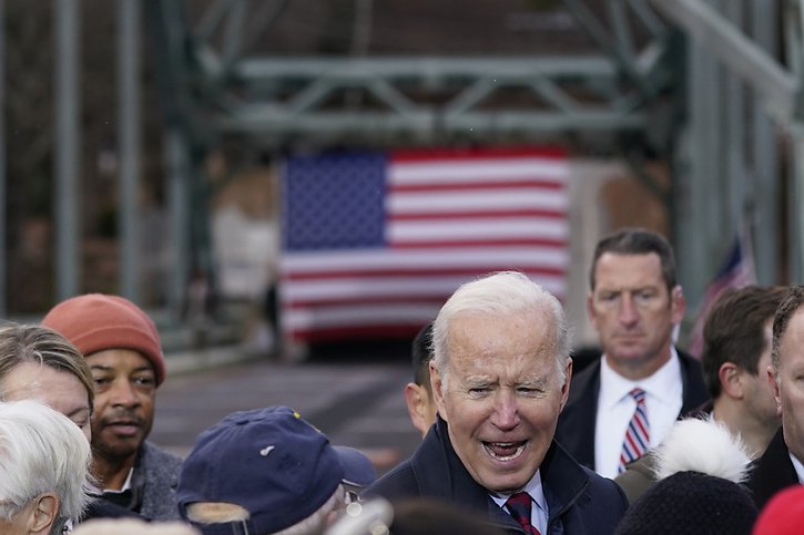 Joe Biden assure ne pas vouloir changer la politique des Etats-Unis sur Taïwan. © KEYSTONE/AP/Evan Vucci
