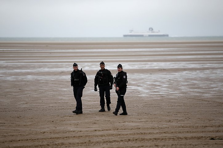 Près de 1500 passeurs ont été arrêtés cette année, selon le Ministère français de l'Intérieur. © KEYSTONE/AP/MICHEL SPINGLER