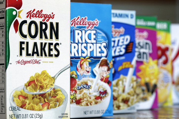 Quelque 380'000 paquets de Corn Flakes et autres piliers du petit-déjeuner des enfants ont été immobilisés (archives). © KEYSTONE/AP/JOHN RAOUX