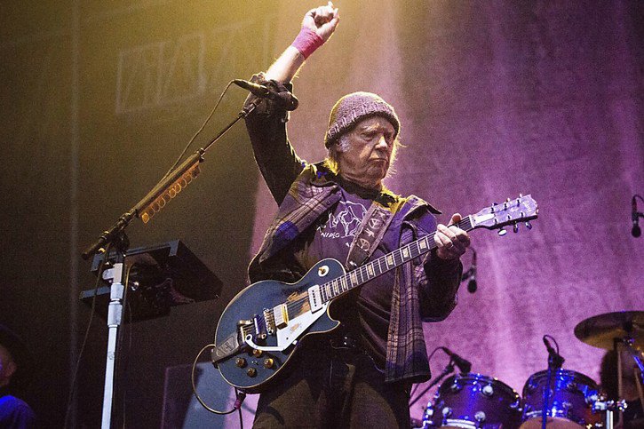 Neil Young s'en prend à Spotify. © KEYSTONE/AP Invision/AMY HARRIS