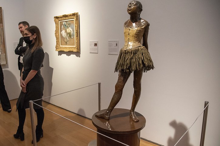 La sculpture d'Edgar Degas vendue jeudi soir n'est pas l'original de l'artiste mais l'une des épreuves exécutées dix ans après la mort de l'impressionniste français par le fondeur Adrien-Aurélien Hébrard (archives). © KEYSTONE/EPA/SARAH YENESEL