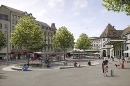 La place de la Gare de Fribourg à l'enquête