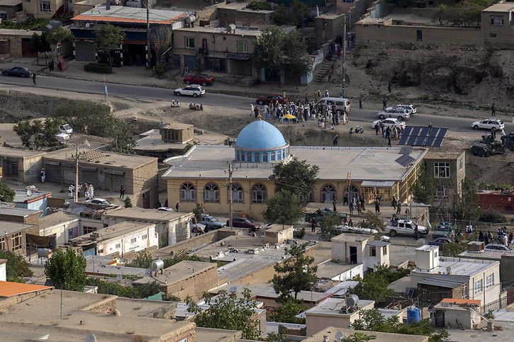 L'attentat a visé une mosquée sunnite, située dans le nord-ouest de Kaboul. © KEYSTONE/AP/Ebrahim Noroozi