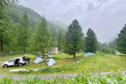 Une nuit au camping d'Arolla, le plus haut d'Europe