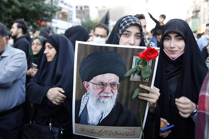 Les manifestations hostiles au pouvoir se multiplient en Iran en même temps que leur répression se renforce (Archives. © KEYSTONE/EPA/ABEDIN TAHERKENAREH