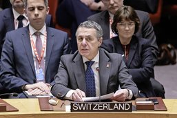 La Suisse soutient l’Ukraine à l’ONU