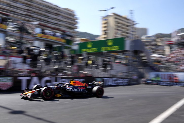 Max Verstappen en pole à Monaco © KEYSTONE/AP/Luca Bruno