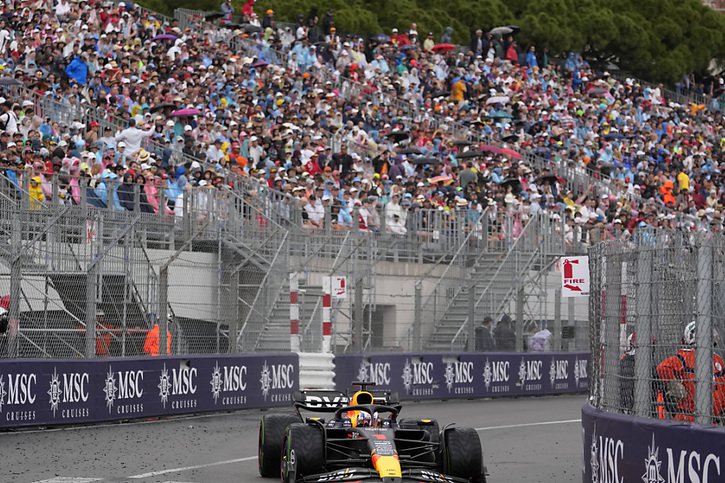 Max Verstappen a signé son quatrième succès de la saison. © KEYSTONE/AP/Luca Bruno