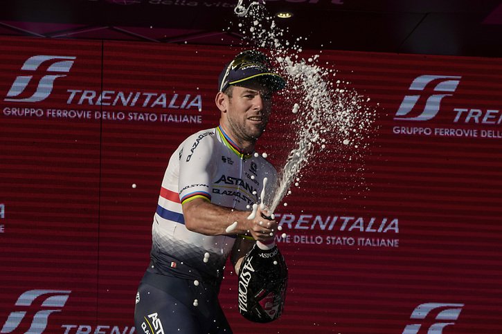 Mark Cavendish a soigné la sortie de son ultime Giro. © KEYSTONE/AP/Alessandra Tarantino