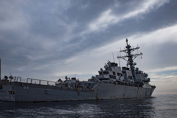 L'USS Carney a été envoyé en mer Rouge après l'attaque du Hamas en Israël (archives). © KEYSTONE/AP U.S. Naval Forces Europe-Africa/RYAN U. KLEDZIK