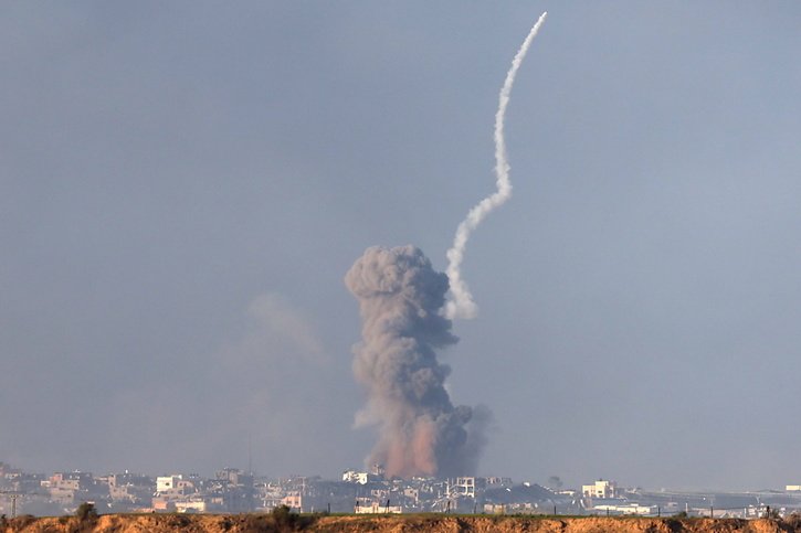 Le patron de l'ONU Antonio Guterres craint un "effondrement total de l'ordre public à Gaza". © KEYSTONE/EPA/ATEF SAFADI