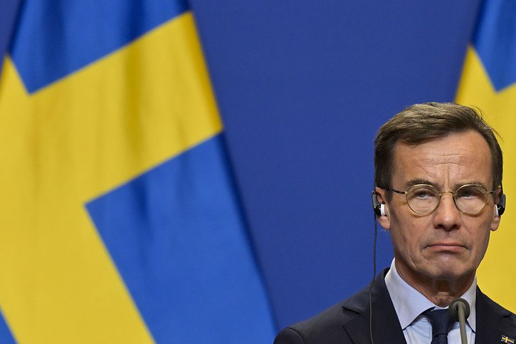 La Suède va devenir le 32e membre de l'Otan et mettre fin à plus de 200 ans de non-alignement militaire. Un jour historique, a déclaré le premier ministre Ulf Kristersson. (archives) © KEYSTONE/AP/Denes Erdos