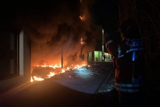 Yverdon: Un immeuble en feu