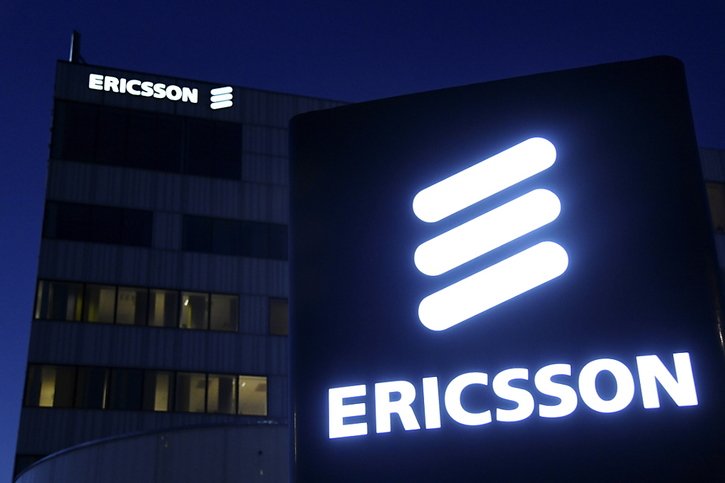 Ericsson augmente son bénéfice mais voit son chiffre d'affaires reculer. (archive) © KEYSTONE/EPA TT NEWS AGENCY/LARS SCHRODER