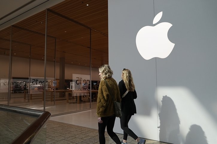 Apple voit ses services décoller. © KEYSTONE/AP/Brittany Peterson